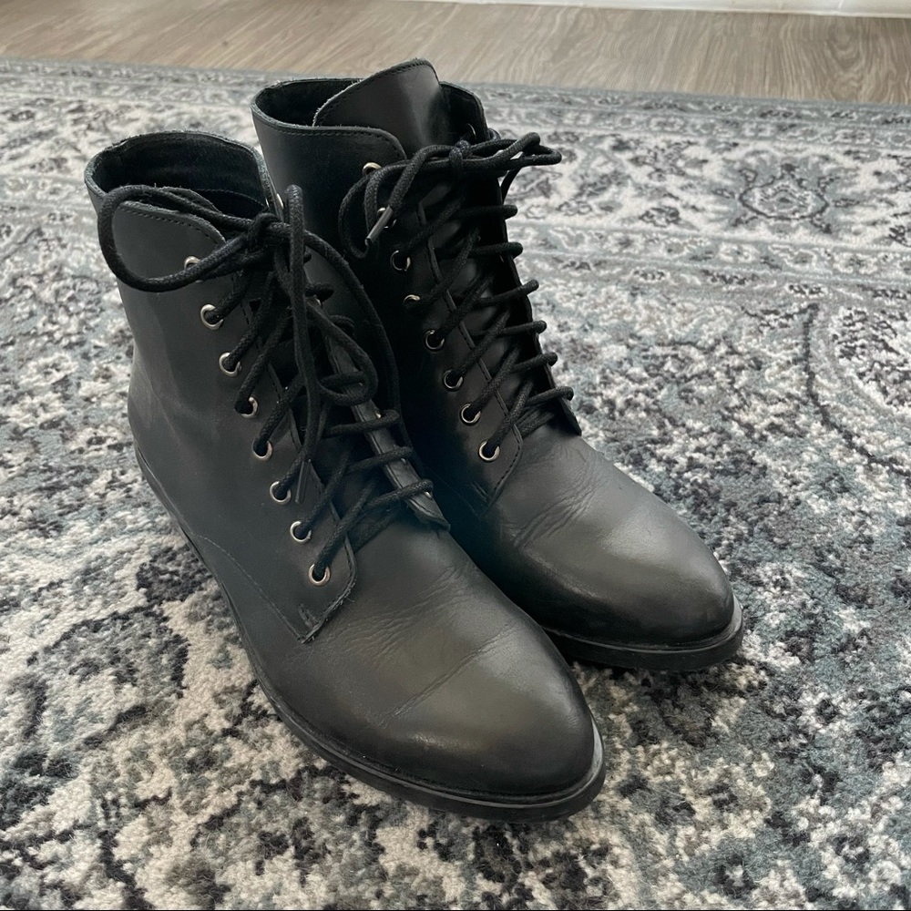 Jeffrey Campbell Black Ankle Boots